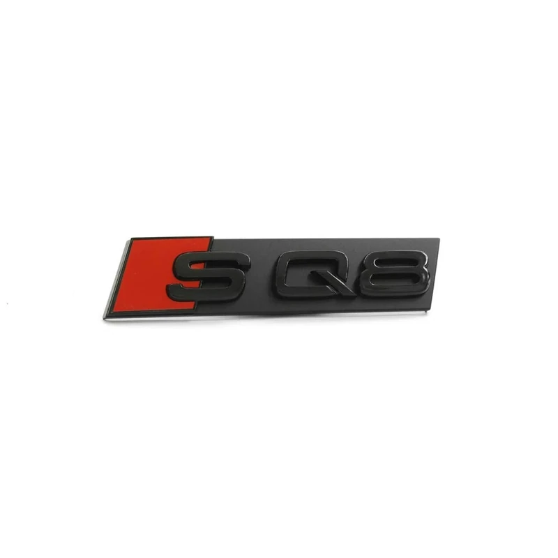 Audi 4M8071805 Lettering SQ8 Clip Black/Red Tuning Exclusive Radiator Grill Black Edition Emblem