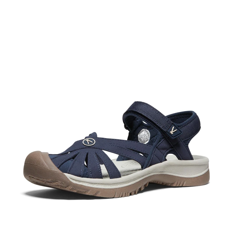 KEEN Women's Rose Casual Closed Toe Sandals, Navy, 3.5