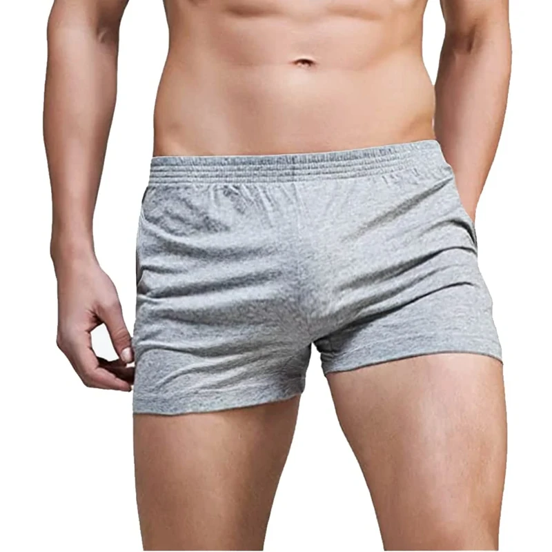 GYMAPE Men's Gym Shorts - 95% Cotton, 5% Spandex, 11-12" Length, M