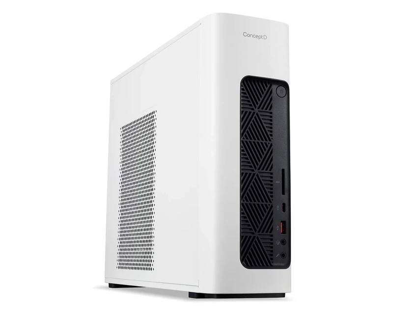 Acer ConceptD 100 Creator PC - (Intel Core i7-9700, 16GB RAM, 512GB SSD and 1TB HDD, Nvidia Quadro P620, Windows 10 Pro, White)