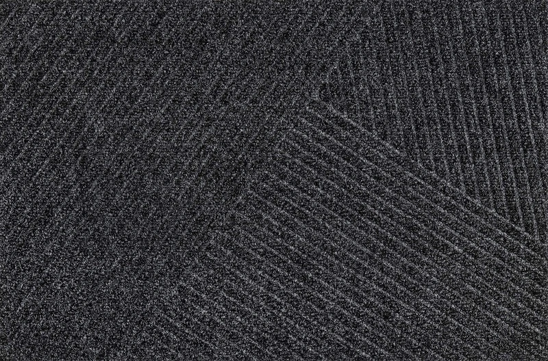 wash+dry Doormat Polyamide Dark Grey 60 x 90 cm