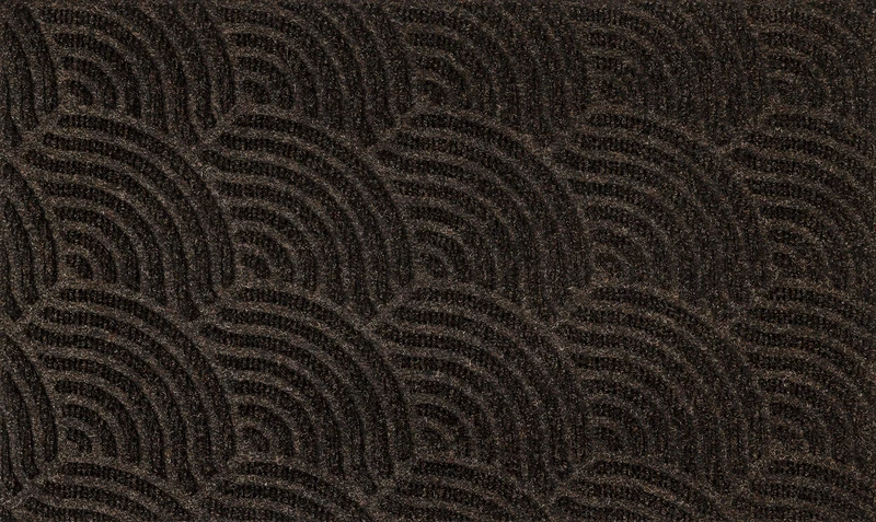 DUNE Doormat, Polyamide, Dunkelbraun, 45x75