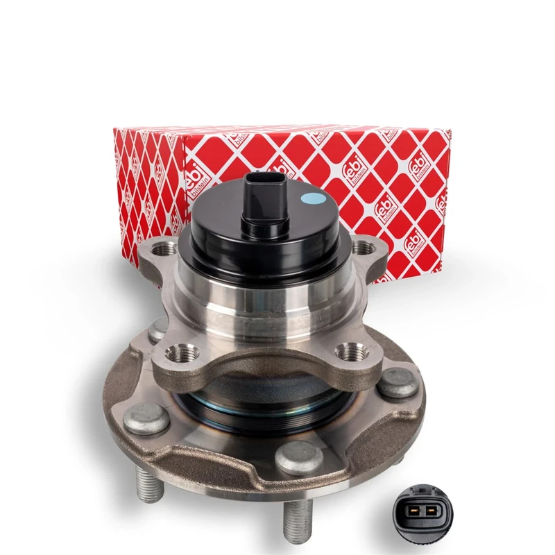 febi bilstein 107920 Wheel Bearing Kit with Wheel Hub and ABS Sensor, 1 Piece