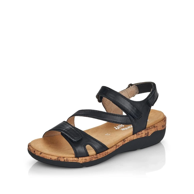 Remonte Women's R6850 Sandal, Black (Black 01), 5 UK