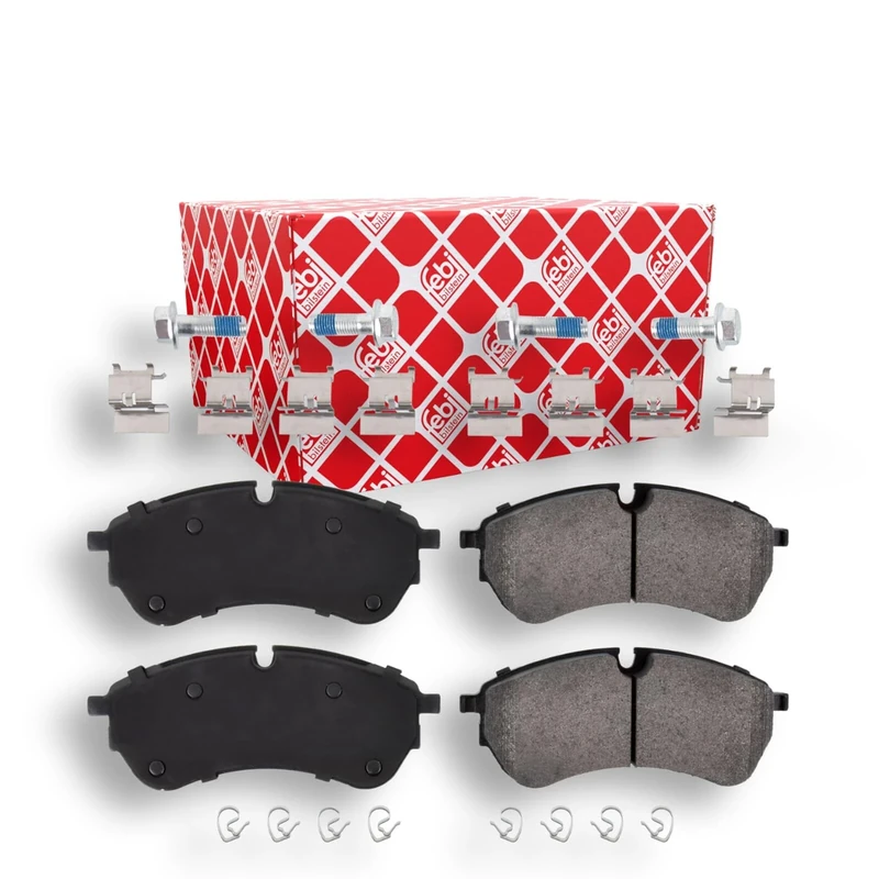 febi bilstein 116246 Brake Pad Set with fastening material, 1 unit