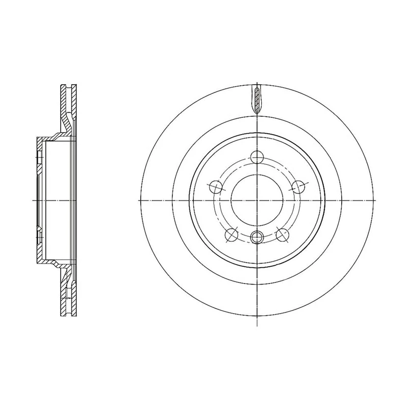 Febi Bilstein 171479 Brake Disc Set , 2 Brake Discs