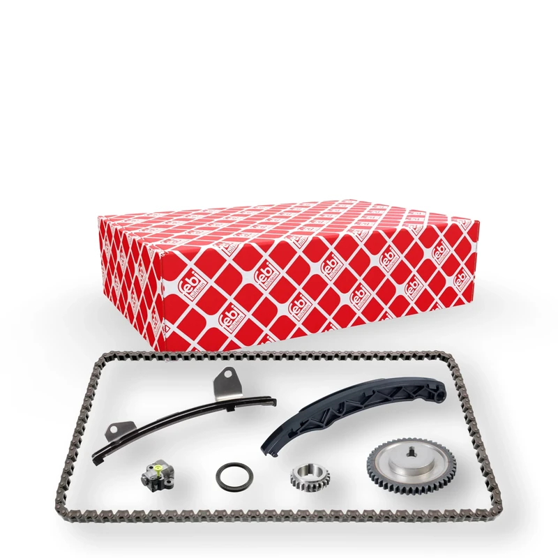 febi bilstein 109156 Timing Chain Kit for camshaft, with guide rails and chain tensioner , 1 piece