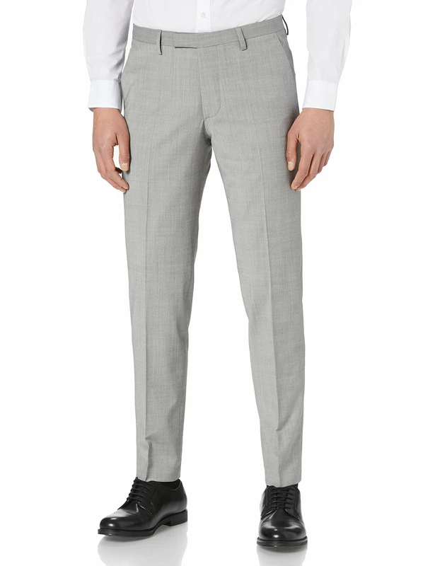 CINQUE Men's Cimonopoli-h Business Suit Pants Set, 93 Light Grey, 90