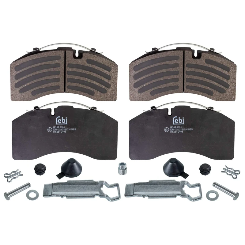 febi bilstein 116251 Brake Pad Set with fastening material, 1 unit