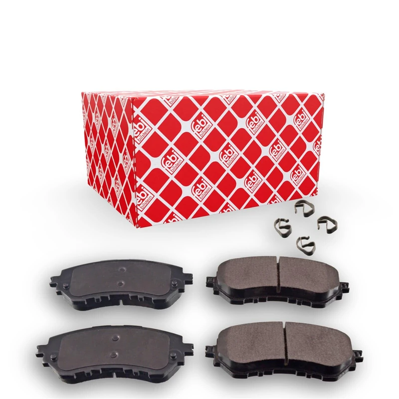 febi bilstein 170814 Brake Pad Set with brackets, 1 unit