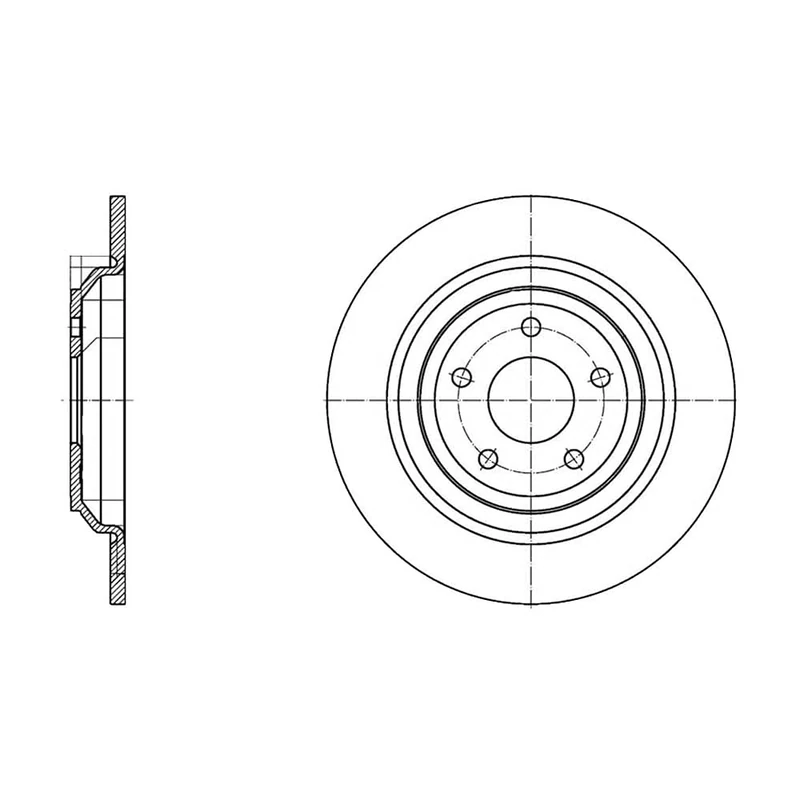 Blue Print ADBP430017 Brake Disc Set , 2 Brake Discs