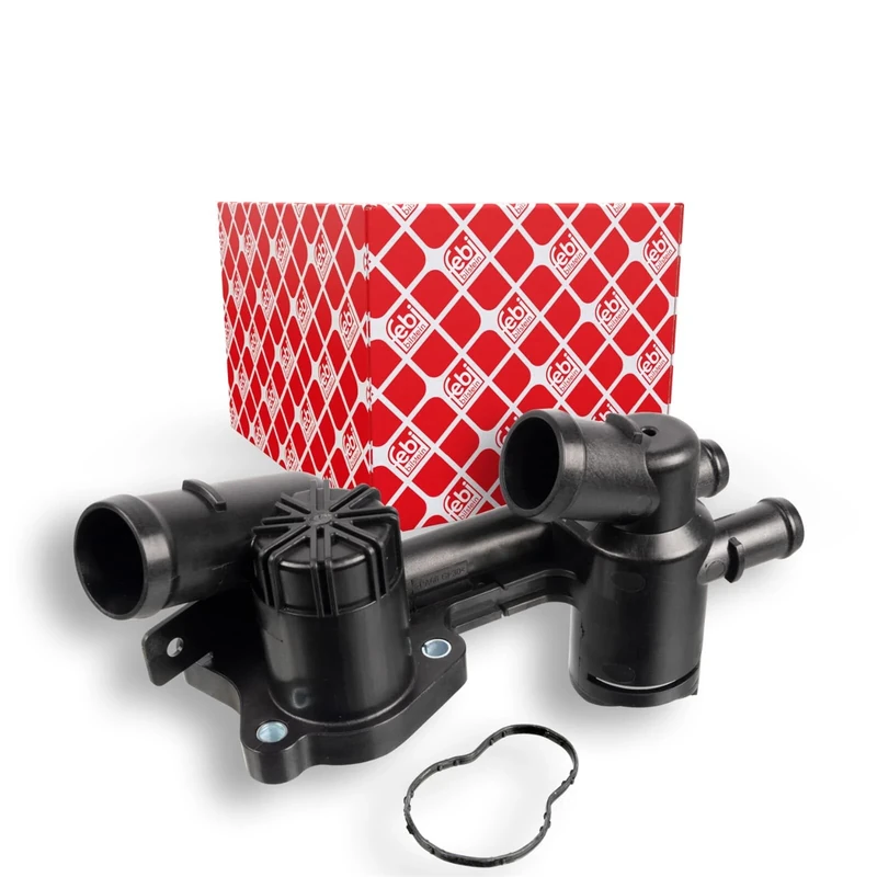 febi bilstein 171228 Thermostat with housing, seal and temperature switch , 1 piece