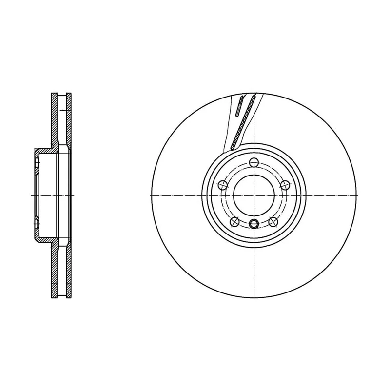 Febi Bilstein 171459 Brake Disc , 1 piece