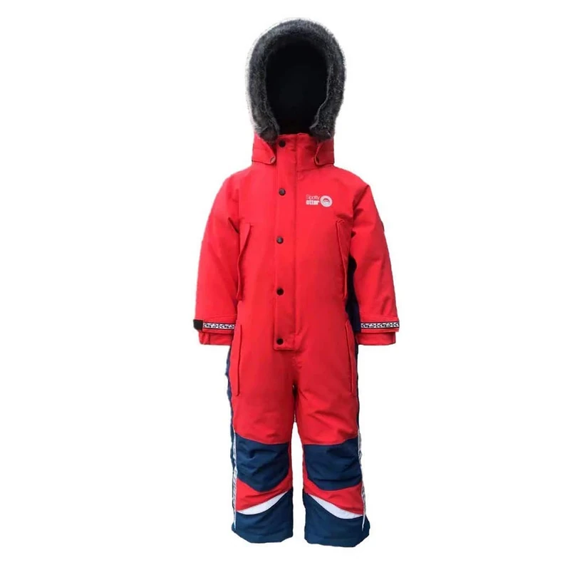 Spotty Otter Explorer III Down Chillicub Snowsuit - Red - 1-2 Years - Image 1