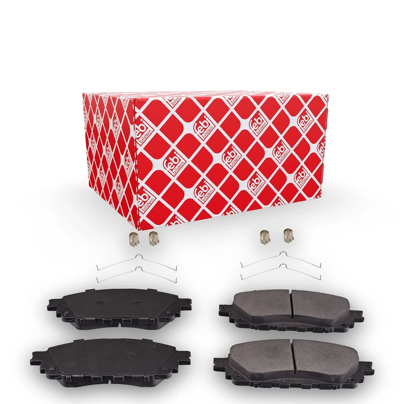 febi bilstein 170824 Brake Pad Set with fastening material, 1 unit