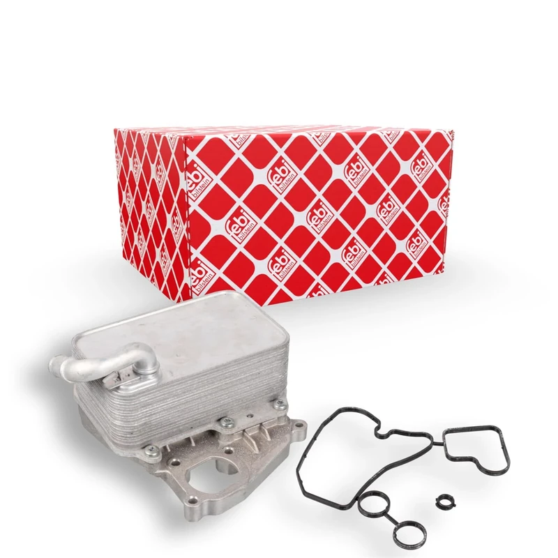 Febi Bilstein Oil Cooler Engine Oil Cooler Suitable for A4 A5 A6 A7 Q5 Q7 3.0 Tdi