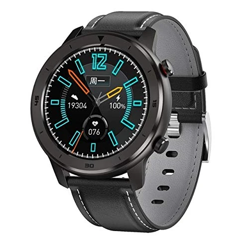 Monkeylectric SWISS87 Black Leather and Graphite Bezel
