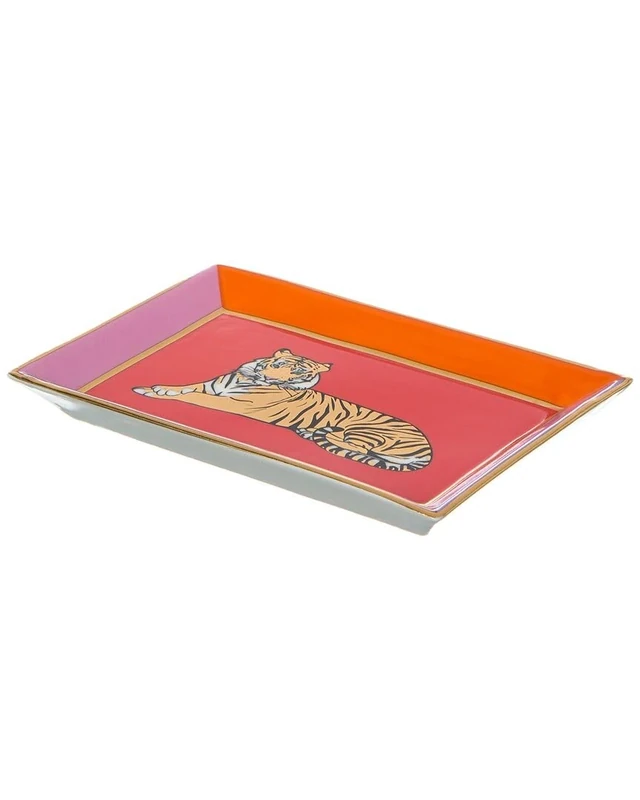 Jonathan Adler Safari Rectangle Tray, Multicolor, One Size