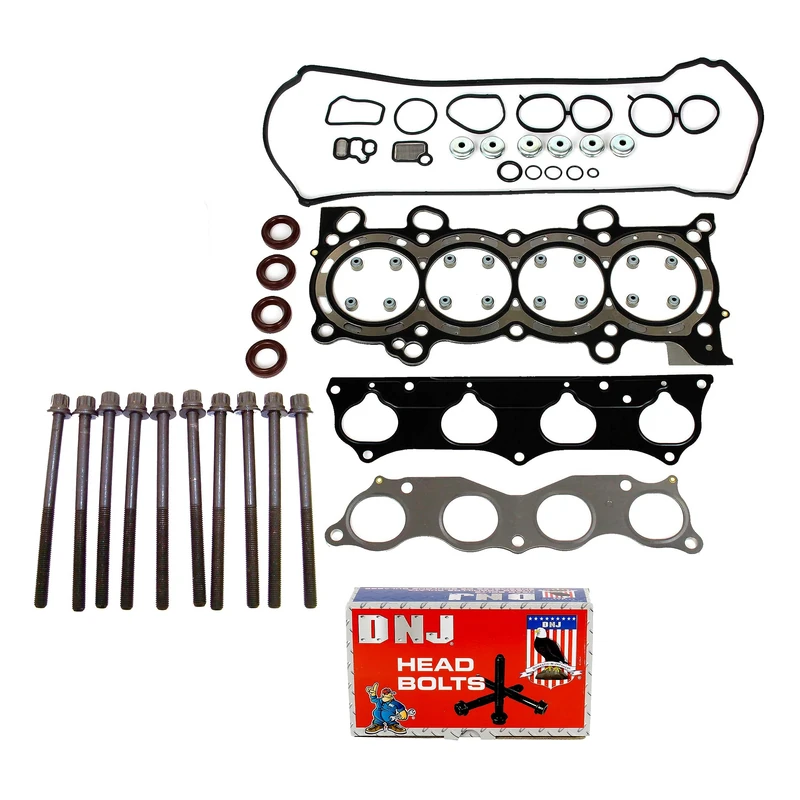 DNJ HGB227 Cylinder Head Gasket Set with Head Bolt Kit for 2002-2006 Honda CR-V 2.4L 2354cc 144cid L4 DOHC