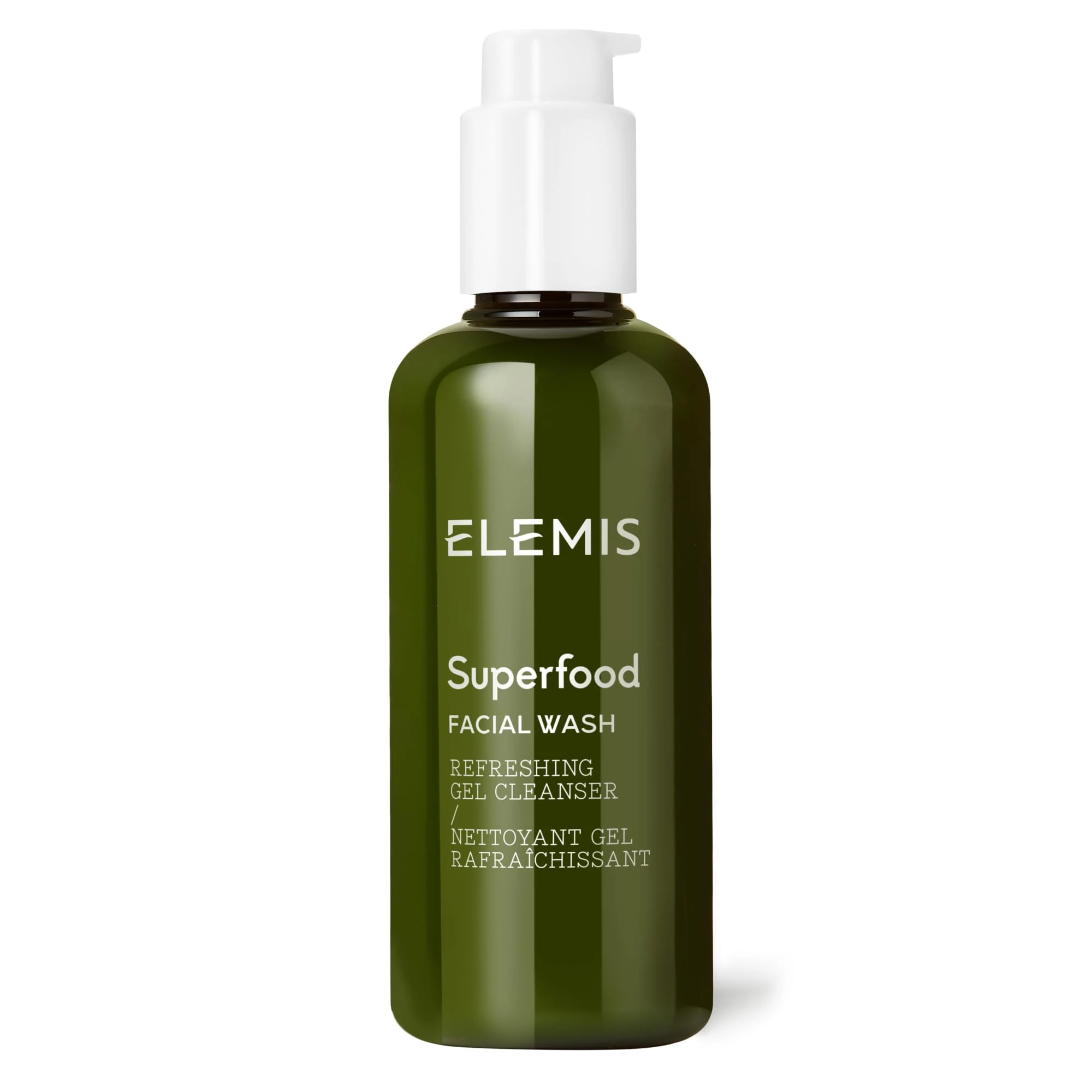 ELEMIS Superfood Face Wash 200ml, Lightweight Daily Nutrient-Rich Deep Gel to Foam Cleanser Balances & Hydrates Sensitive Skin, Refreshing, Antioxidant-Rich Skincare Treatment