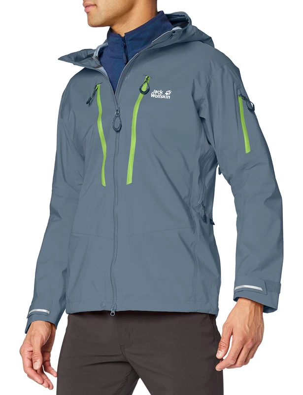 Jack Wolfskin Exolight Pro Jacket Men's Jacket - Storm Grey, Small