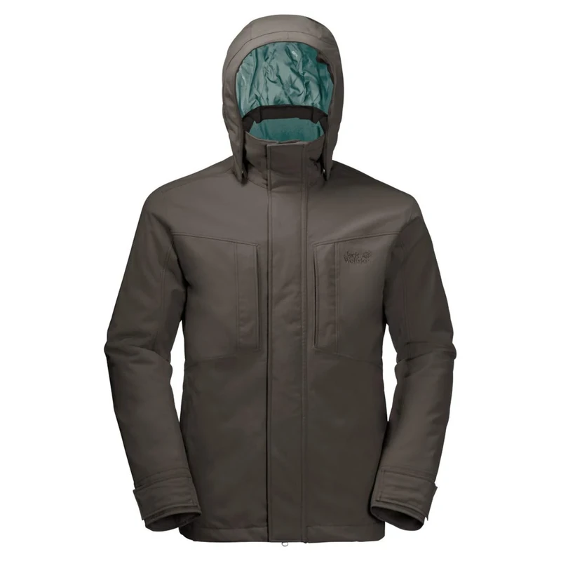 Jack Wolfskin Glacier Jacket Men's Jacket - Brownstone, M