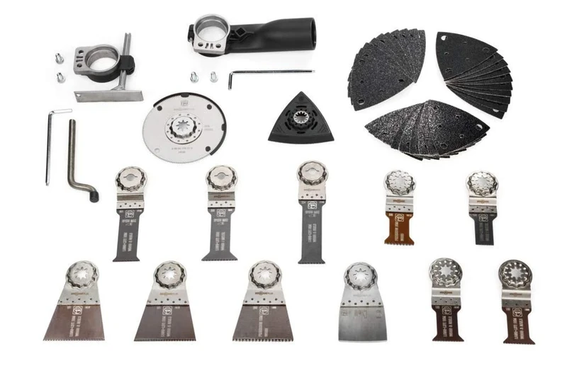 FEIN Interior Renewal Set Set of 45 Accessories with Wide Range of Cutting Blades for Fast and Precise Cutting Operations for Assembly, Compatible with FEIN StarlockMax Attachment Multitool