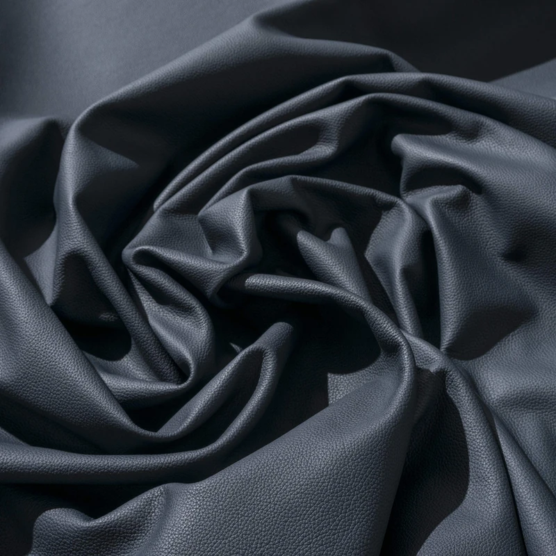 IPEA Genuine Leather Cutouts in and Sizes - Hammered Surface - Half Coat of Approximately 2.2 m² - Colour Night Blue