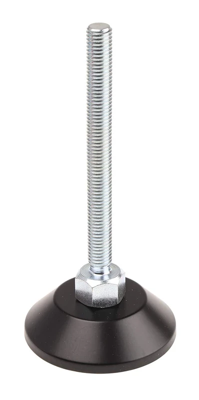 RS PRO Adjustable Foot Type Swivel Base 40 M12 Suitable for Diameter 12 mm / 8 mm