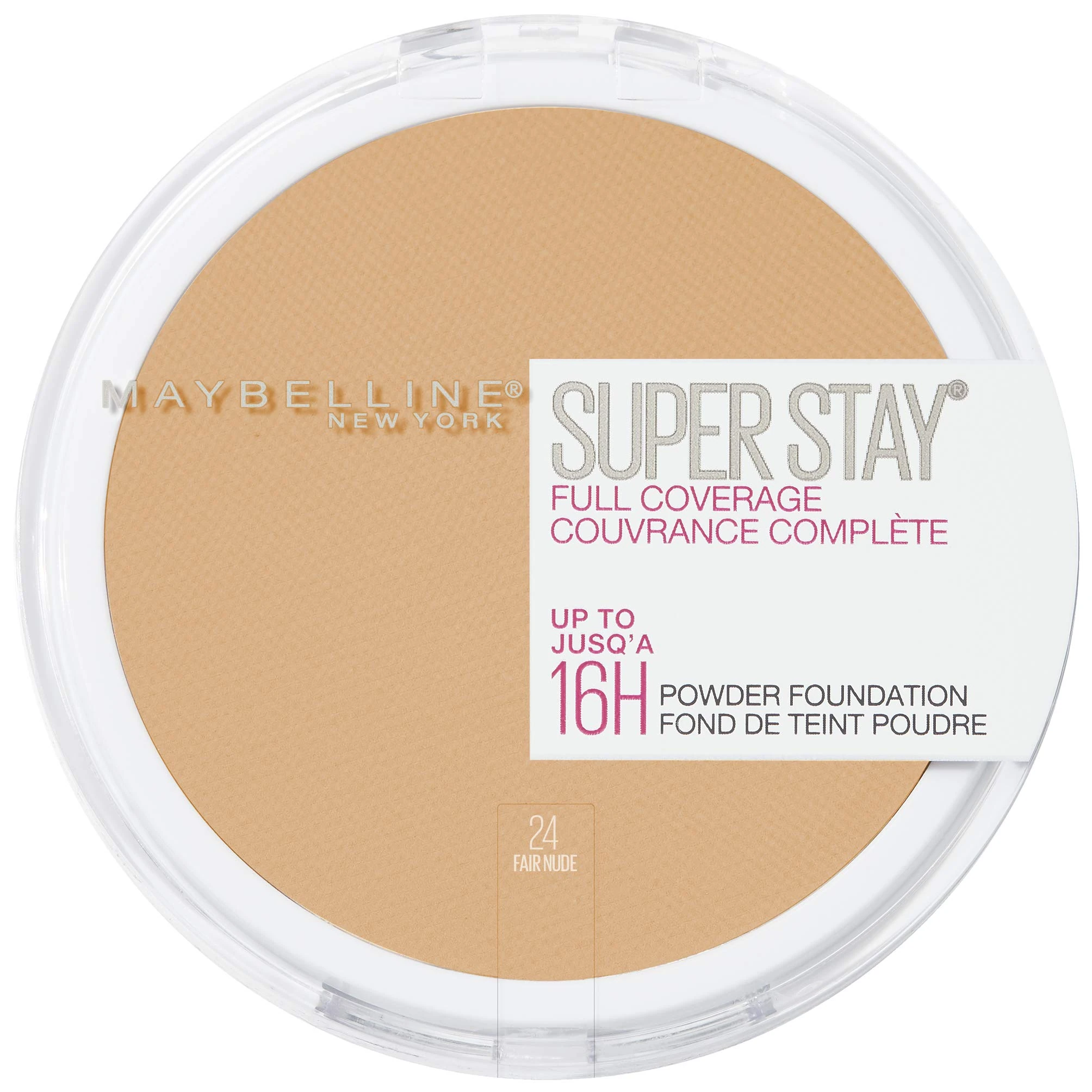 Maybelline New York Super Stay Full Coverage 16H Powder Foundation No.24 Fair Nude 9g