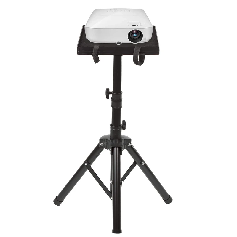 Maclean MC920 Projector Stand Mount Tray Made Of Steel Height Adjustable