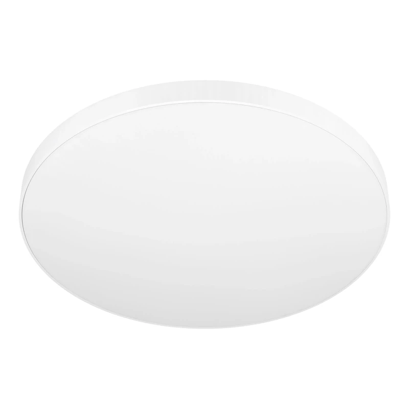 EGLO Access Zubieta-A LED Ceiling Light, 1 Bulb Wall Lamp, Surface-Mounted Light Made of Steel and Plastic in White, with Remote Control, Colour Temperature Changing (Warm, Neutral, Cold), Dimmable, Diameter 59.5 cm