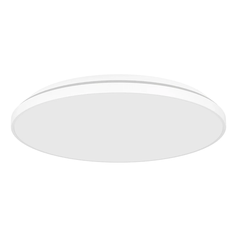 EGLO Crespillo LED Ceiling Light 1 Bulb Surface-Mounted Light Modern Steel and Plastic Ceiling Light in White LED Surface Lamp Neutral White Diameter 31.5 cm