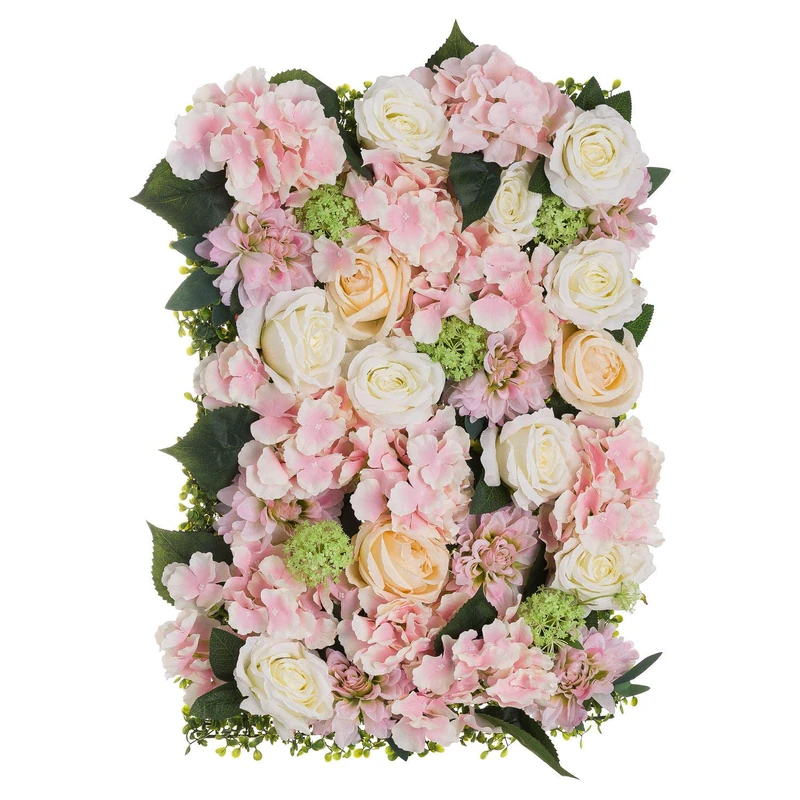 The Recipe Pink Dahlia Flower Wall
