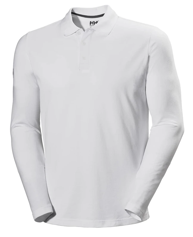 Helly Hansen Men's Crewline Ls Polo, White, L
