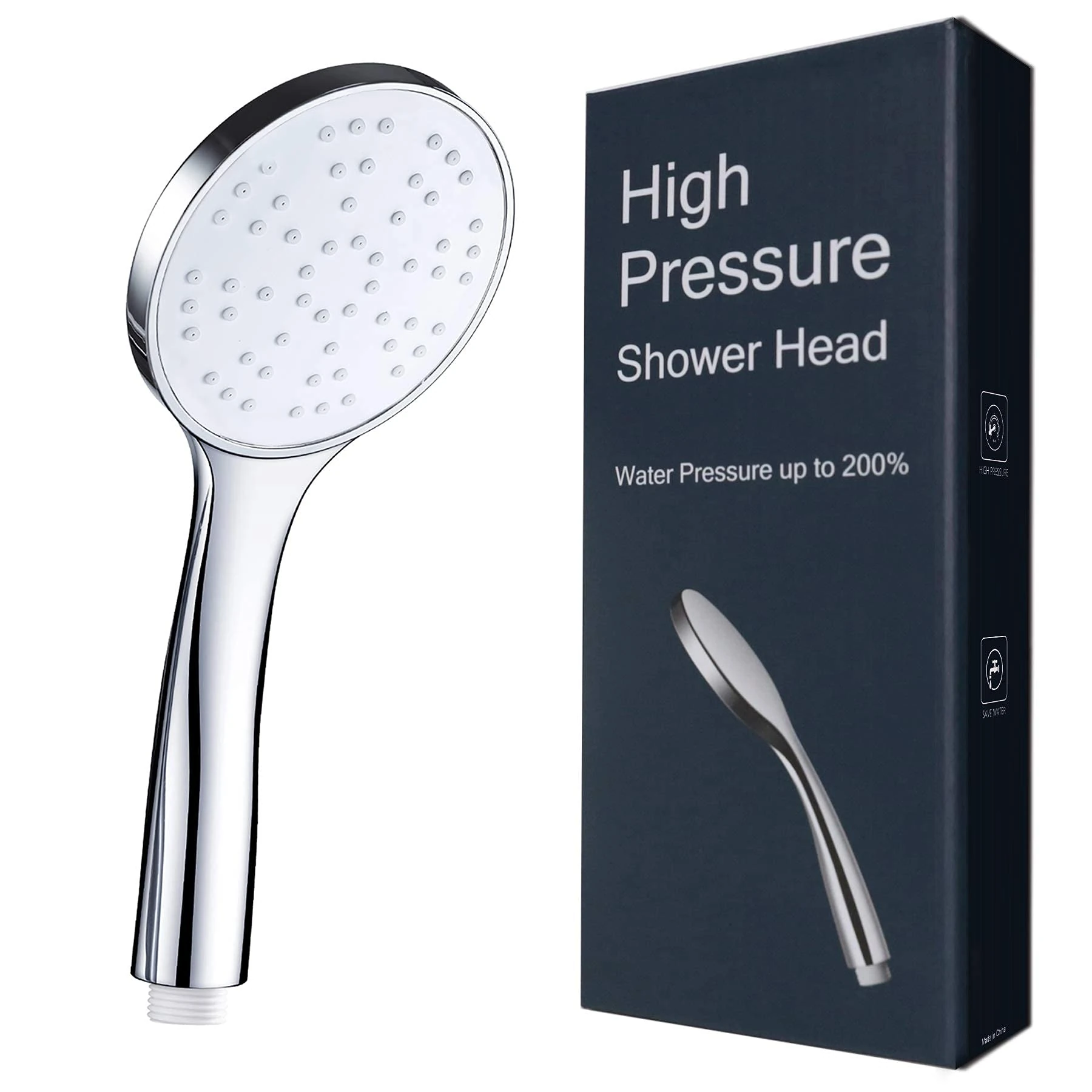 Dothnix High Pressure Shower Head, Power Shower Head to Increase Pressure, Powerful Showerhead for Low Pressure, Universal Handheld Showerhead Updated
