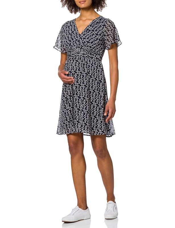 Noppies Women's Dress Ss AOP Flora, Night Sky-P277, 14