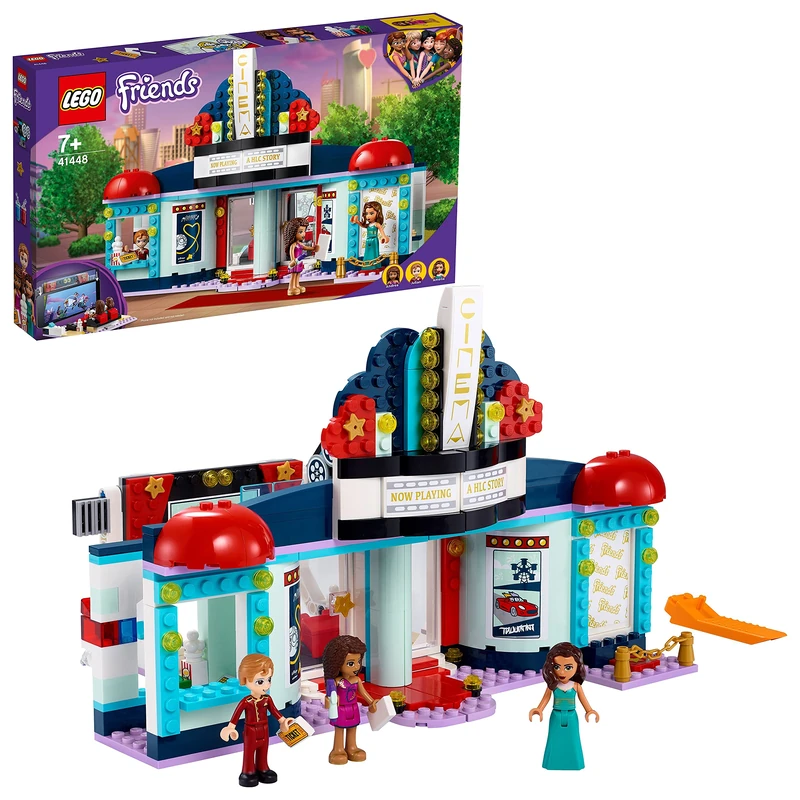LEGO Heartlake City Movie Theater Building Set - 451 Pieces - Image 1