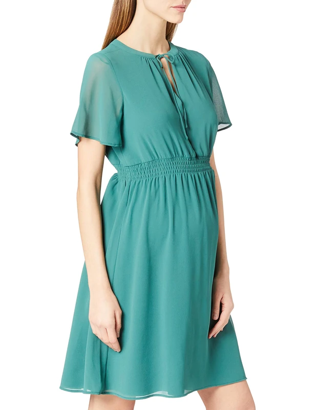 Noppies Women's Dress Nurs Ss Edison, Blue Spruce-P699, 38