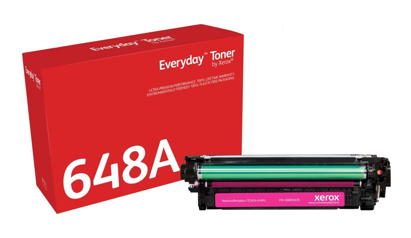 Xerox Everyday Compatible HP 648A CE263A Magenta Toner, Standard Capacity