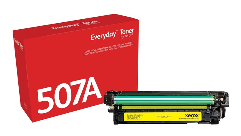 Xerox Everyday Compatible HP 507A CE402A Yellow Toner, Standard Capacity