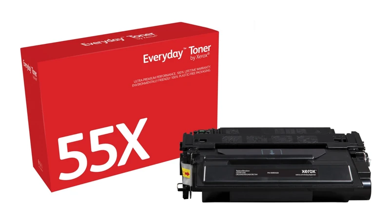Xerox Everyday Compatible HP 55X CE255X Black Toner, High Capacity