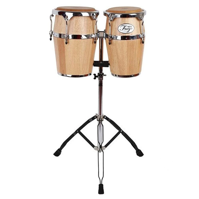 Natal NSC89 8 & 9 inch Conguitas with Stand, Matt Natural