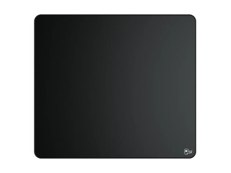 GLORIOUS Gaming Elements FIRE Gaming Mousepad - Hybrid Cloth Cloth Surface for Precision Speed & Control, Stitched Edges, Anti Slip Base, Smooth Laminated Surface, FIRE (430 x 380 x 3mm) - Black