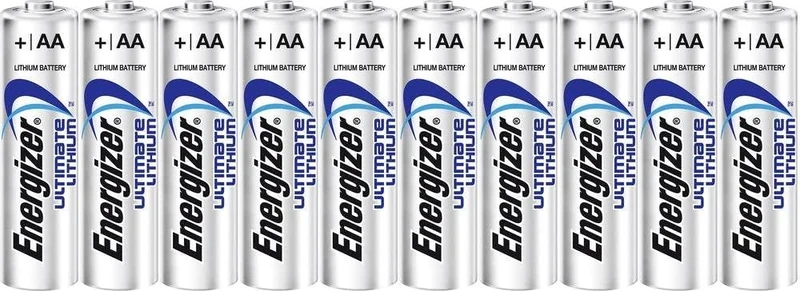 Pack de 10 batterys AA/FR6 lithium ENERGIZER (special camera, gran