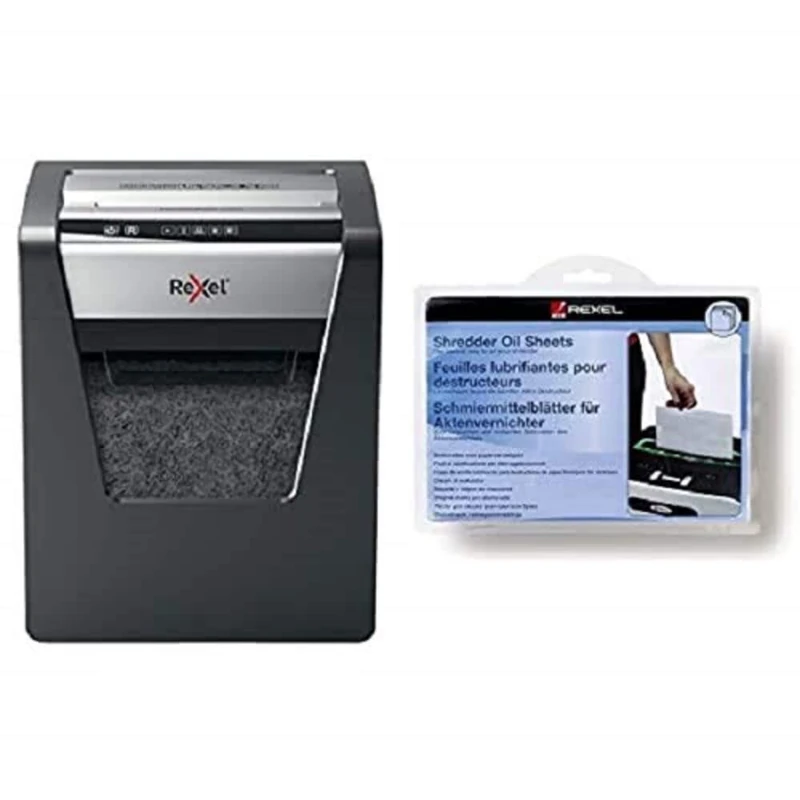 Rexel Momentum X415 Cross Cut Paper Shredder with Shredder Maintenance Bundle - Image 1