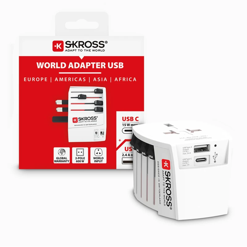 SKROSS - Muv Usb (A/C) - Adapter Multicolor One Size