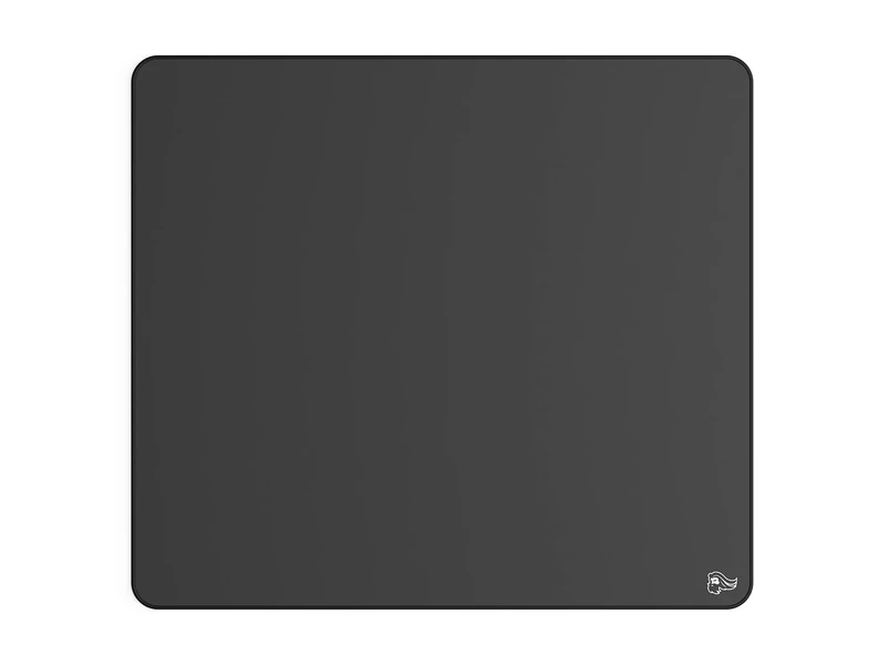 GLORIOUS Gaming Elements ICE Gaming Mousepad - Glass Infused Cloth Surface for Speed & Precision, Stitched Edges, Anti Slip Base, Cool to the Touch, ICE (430 x 380 x 3mm) - Black