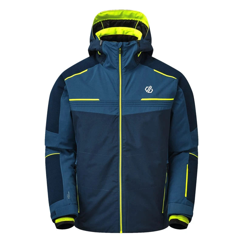 Dare 2b Recreate' Lightweight Inner Short Quick Drying Reflective Detail Active Short Shorts - Majolica Blue/Outer Space, X-Small