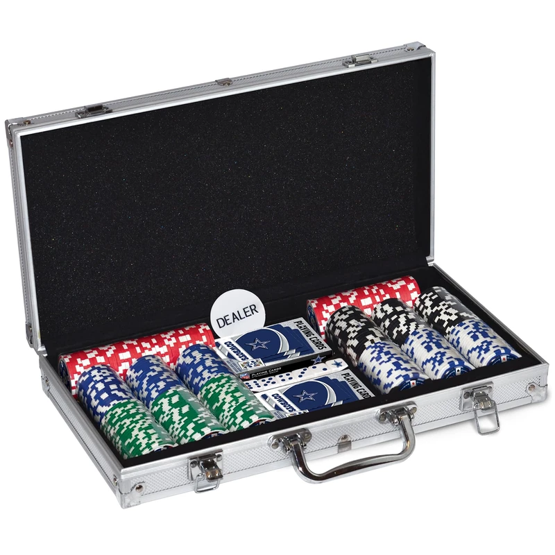 MasterPieces NFL Dallas Cowboys 300-Piece Poker Chip Set
